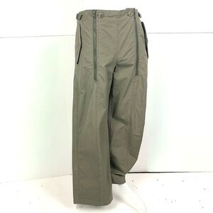 Vintage Ralph Lauren Petite Women PS Utility Pants Zip Up Ripstop Gorpcore Green